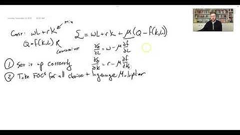 2.4.2 Cost min lagrangian - Intermediate Microeconomics