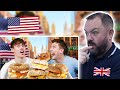 BRITS React to Brits try the best Bagels in New York!