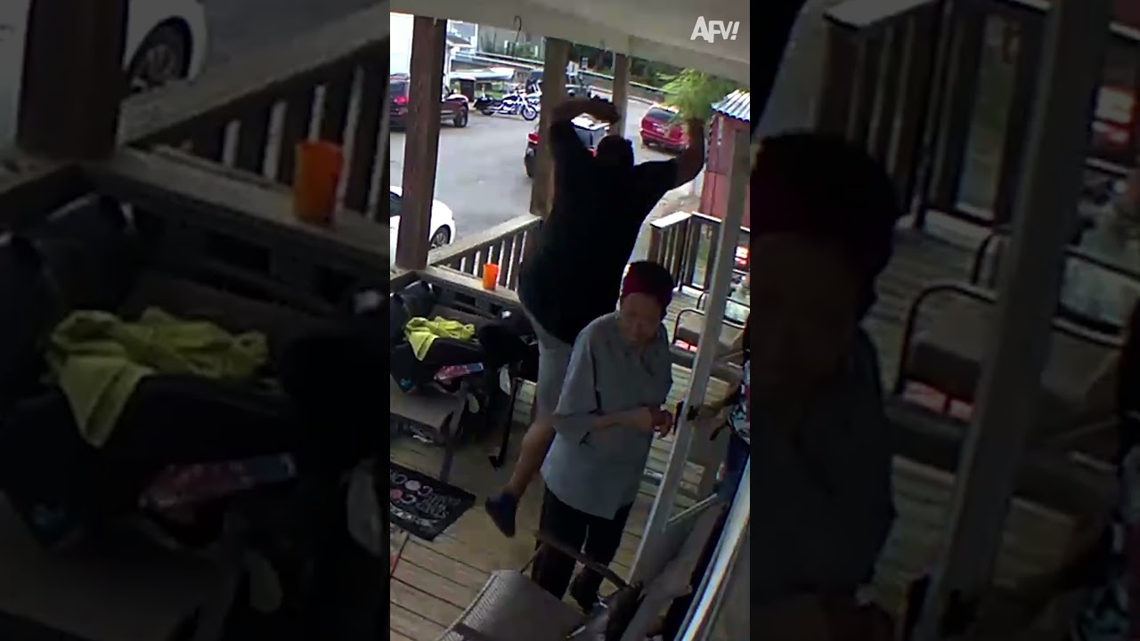 Funniest Falls Caught On Camera 📹 #afv #fail #cctv