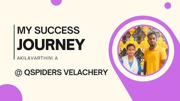 Congratulations, Mr. Akilavarthini A for getting placed as a Test Trainee