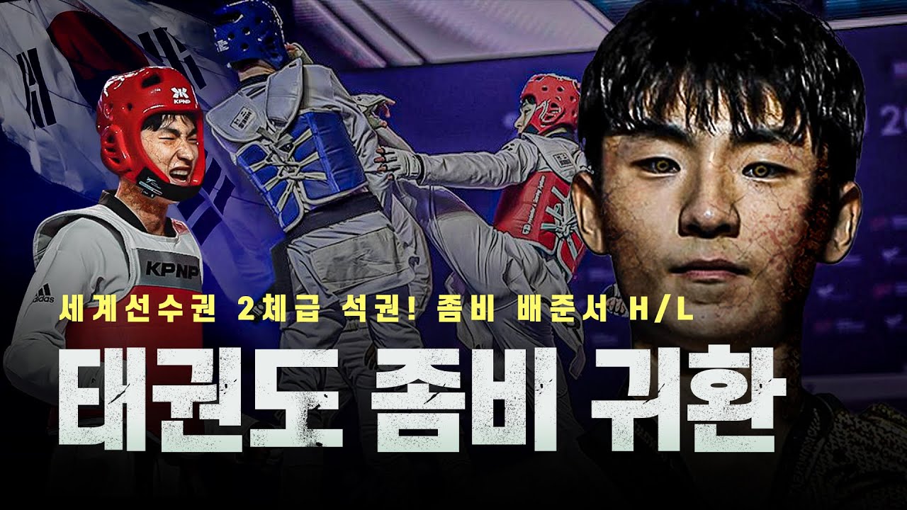 미친 체력으로 상대를 멘붕에 빠뜨린 태권도 좀비의 귀환ㅣKorean Zombie Jun-seo BAE WTC H/L