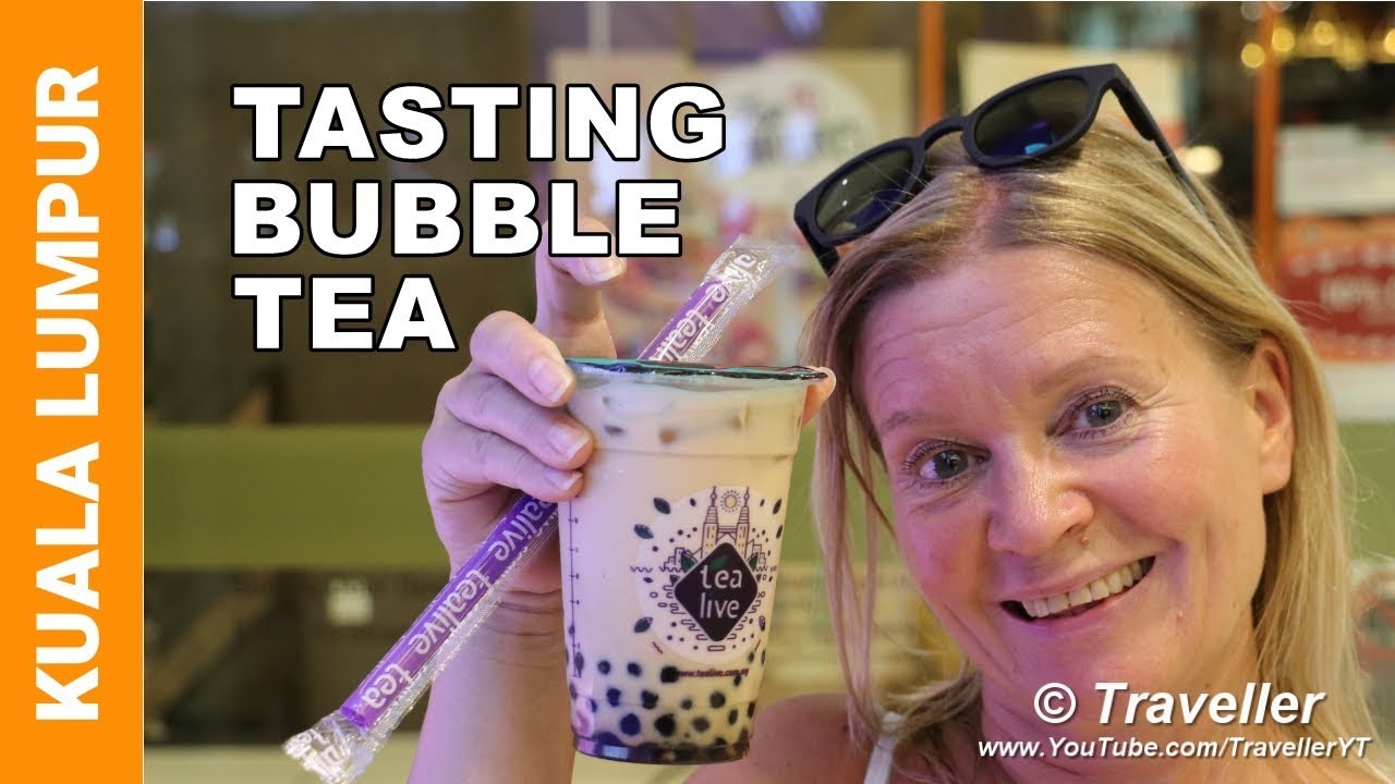 Trying BUBBLE MILK TEA for the First Time at TeaLive - Pavilion ...