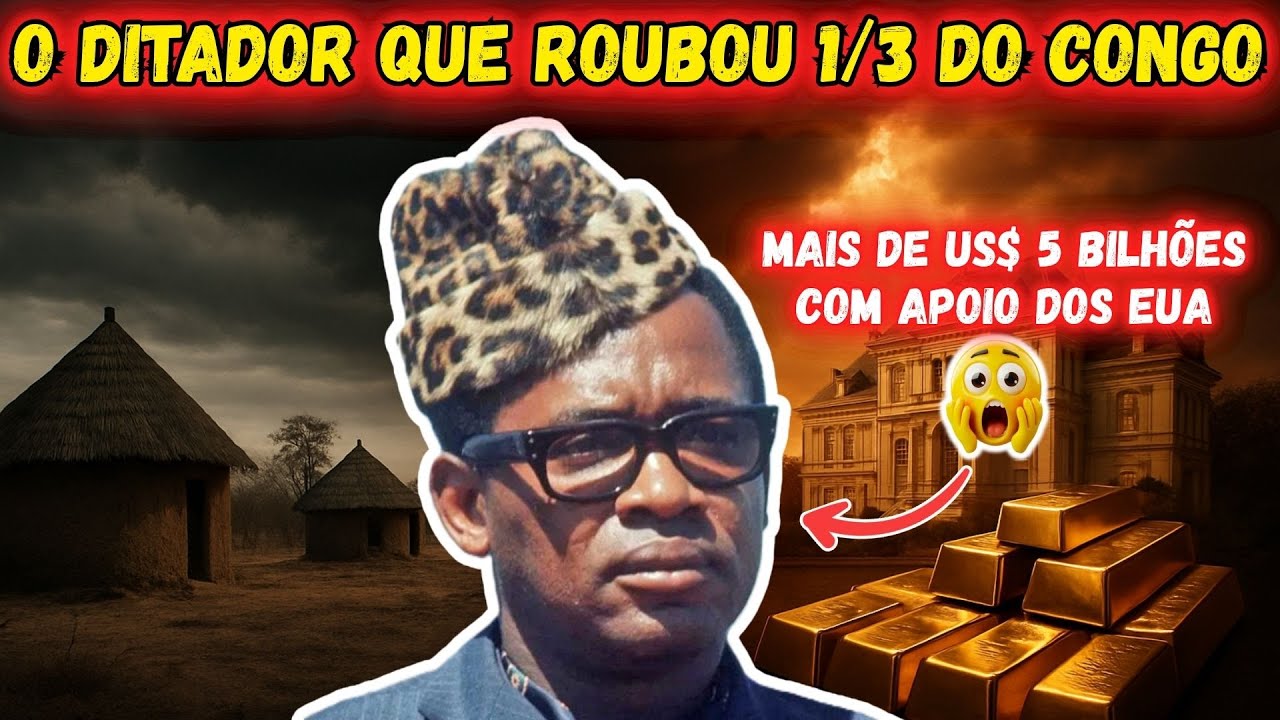 COMO O LEOPARDO DO ZAIRE CONQUISTOU O CONGO | Mobutu Sese Seko