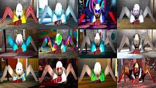 Under Bed Jumpscares Battle Many Granny 3 Modes, Including Mcdonalds And Retrowave Neon Granny