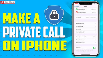 how to make a private call on iPhone 2023