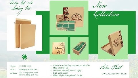 Sản xuất các loại hộp carton, thùng carton - Kỹ thuật in OFFSET, in FLEXO chất lượng cao