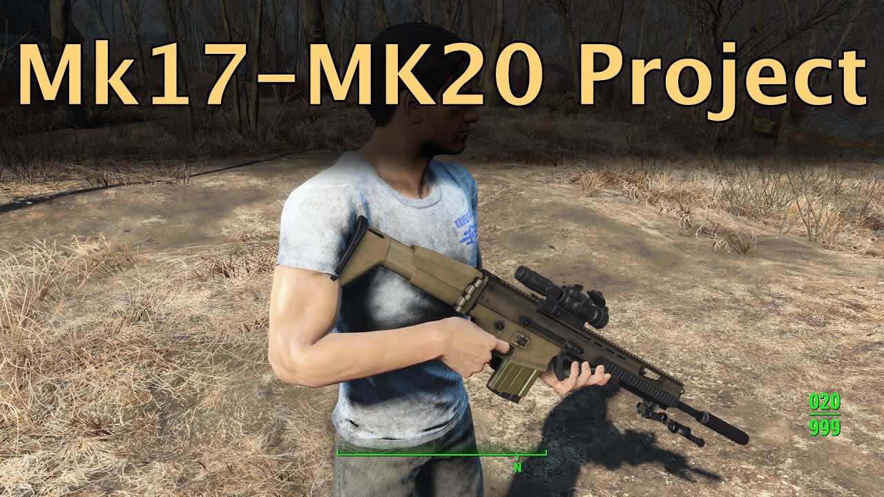 Xbox One Fallout 4 Mod Mk17 Mk Project 試し撃ち Youtube