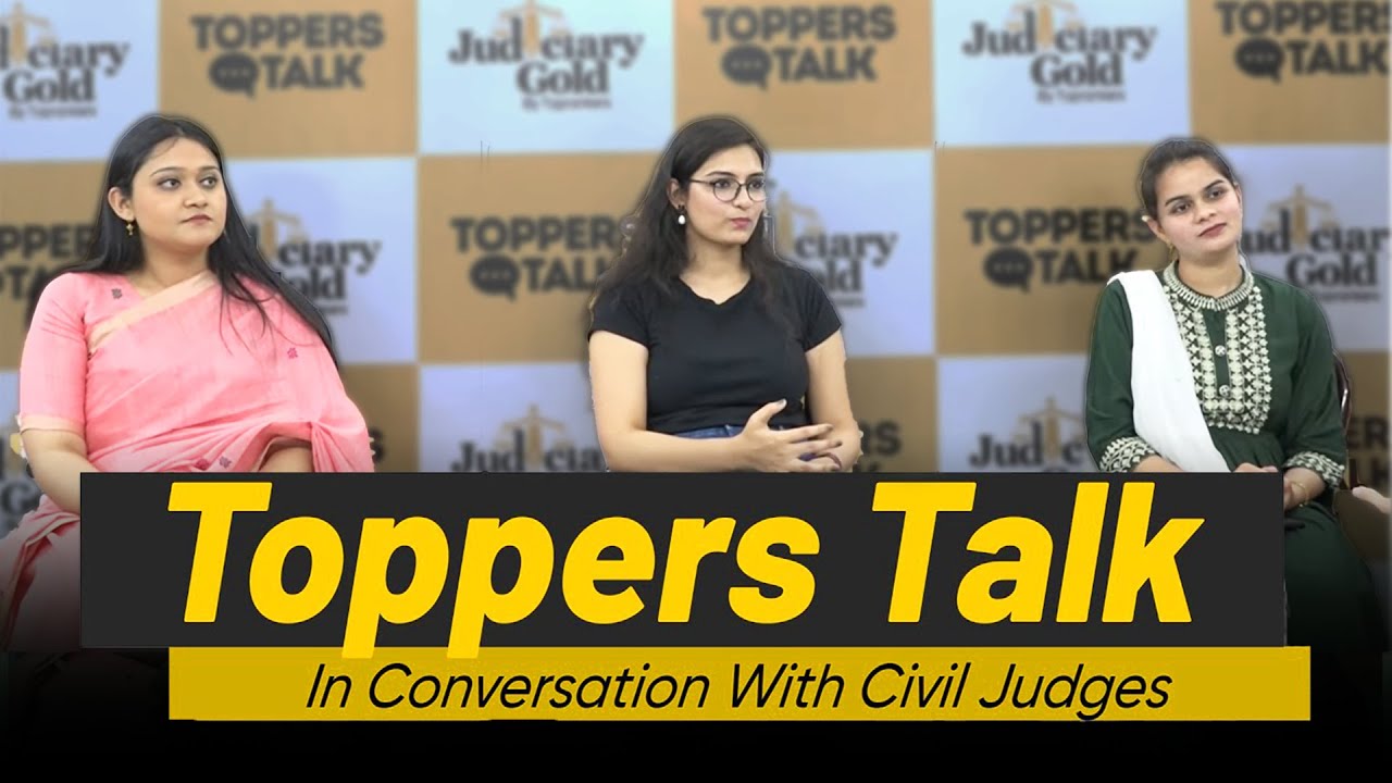 Topper Interview Toppers Talk - In Conversation with Civil Judges | Civil Judge Topper ...