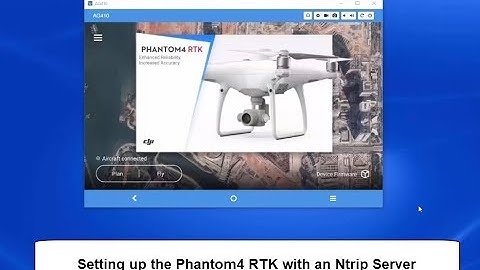 Setting Up the Phantom 4 RTK with an Ntrip Server