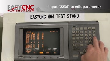 setting parameters 2236 2219 2220 MDS-A-CR-75 MDS-B-V1-03  HA-33NCB-S Mitsubishi M64 test station
