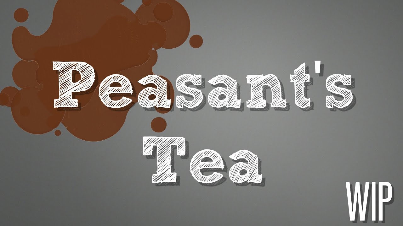 11 Second Club November - Peasant's Tea WIP