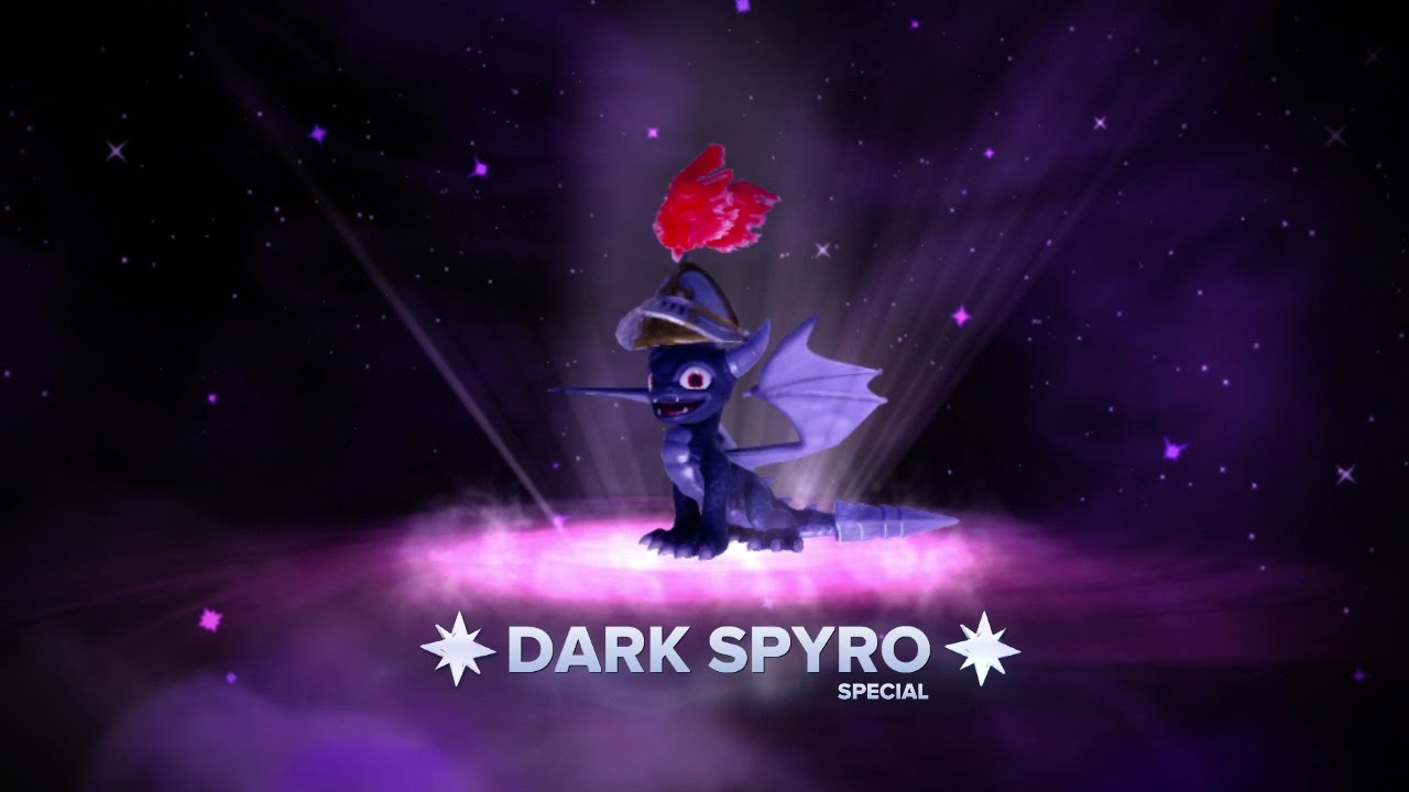 skylanders dark spyro figure