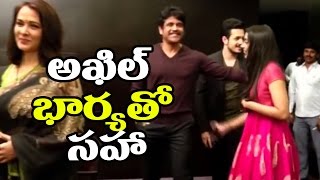 Akhil With His Fiance Wife Shriya Bhupal At Khaidi No 150 Success Meet - Vaartha Vaani screenshot 4