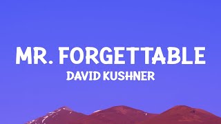 David Kushner – Mr. Forgettable (Lyrics) Resimi