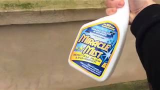 Removing Green Algae Without Pressure Washing Using MiracleMist Instant Stain Cleaner!