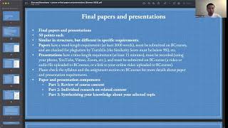Lecture on final papers and presentations | COGSCI 190 | UC Berkeley