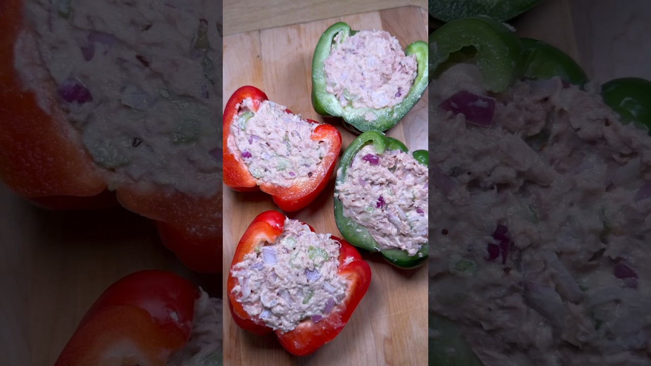 Tuna Salad Stuffed Peppers