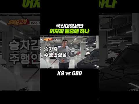 G80이랑 <strong>K9</strong> 비교하고 현타 왔습니다…