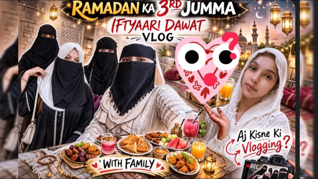 Ramadan ka 3rd Jumma ll vlog With Family ll Iftiyari ki dawat ll Ramadan diaries ll 