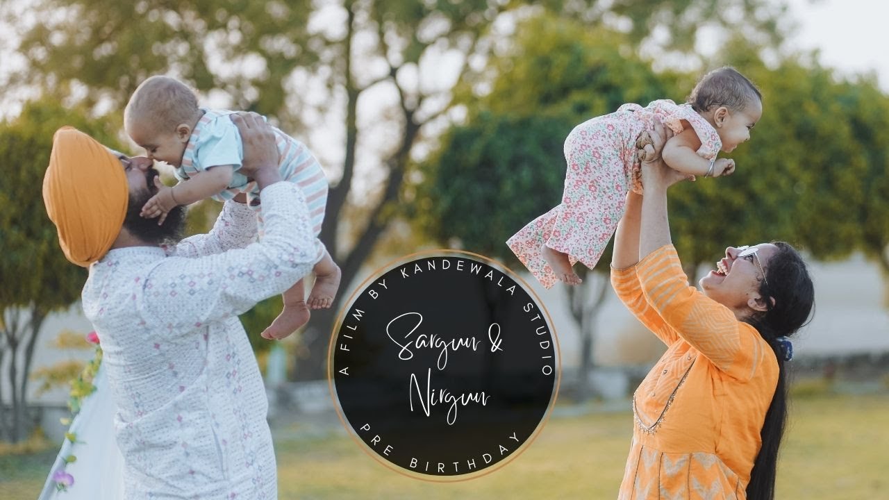 Twins Pre birthday shoot | Nirgun & Sargun | Kandewala Studio | 9115025000