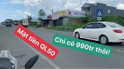 Bán đất nền thổ cư mặt tiền QL50 chỉ 990tr xã Yên Luông, Gò Công Tây, Tiền Giang