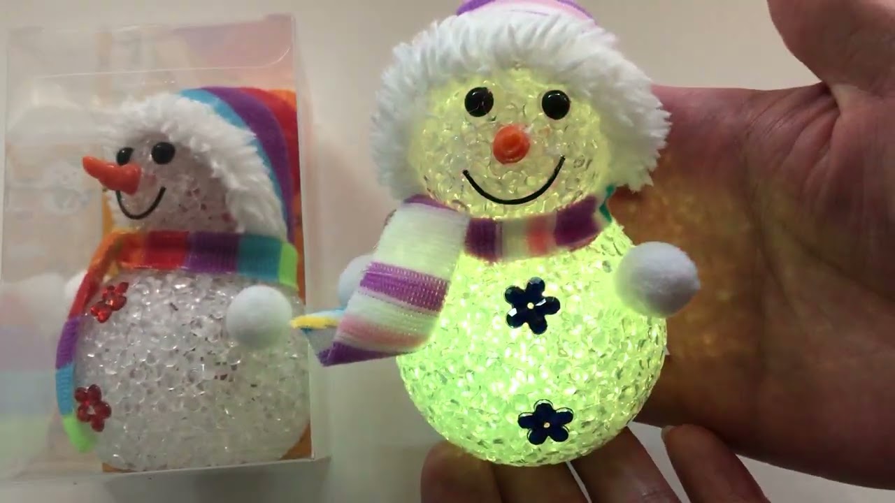 商品紹介】スノーマンLEDイルミネーション TOPXM50016 - YouTube