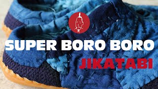 MITSUGU SASAKI/Super boro boro jikatabi slip-on type women's/japanese style sneaker