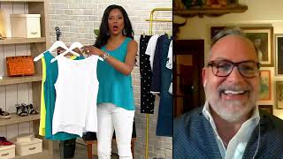 NYDJ A-Line Sleeveless Tank Top on QVC screenshot 2