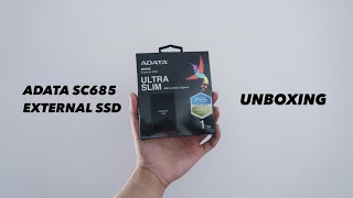 ADATA SC685 EXTERNAL SSD UNBOXING