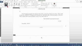 Word 2013: Headers and Footers