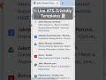 Resume Rejected? ❌ Build 100% ATS-Friendly Resume! #shorts #btech #resumetips #techstudent