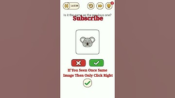 Brain Find Level 134 || is it the same as the previous one.