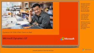 Dynamics GP 2016 HTML Client on iPad