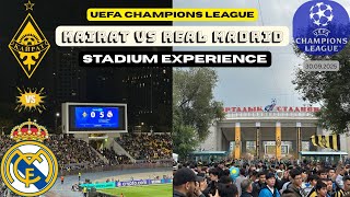 Historic Champions League Night In Almaty Kairat Vs Real Madrid 05 Stadium Atmosphere