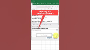 Cách tạo Highlight tự động theo dòng trong Microsoft Excel #shorts