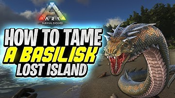 How To Tame A Basilisk on ARK! Fast & Easy!
