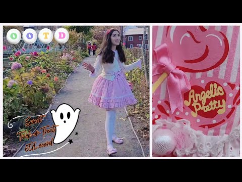 Sweet Lolita Halloween Coordinate / OOTD vlog