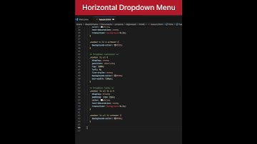 Horizontal Dropdown Menu using HTML and CSS #shorts #shortsfeed #html #css #javascript #trending