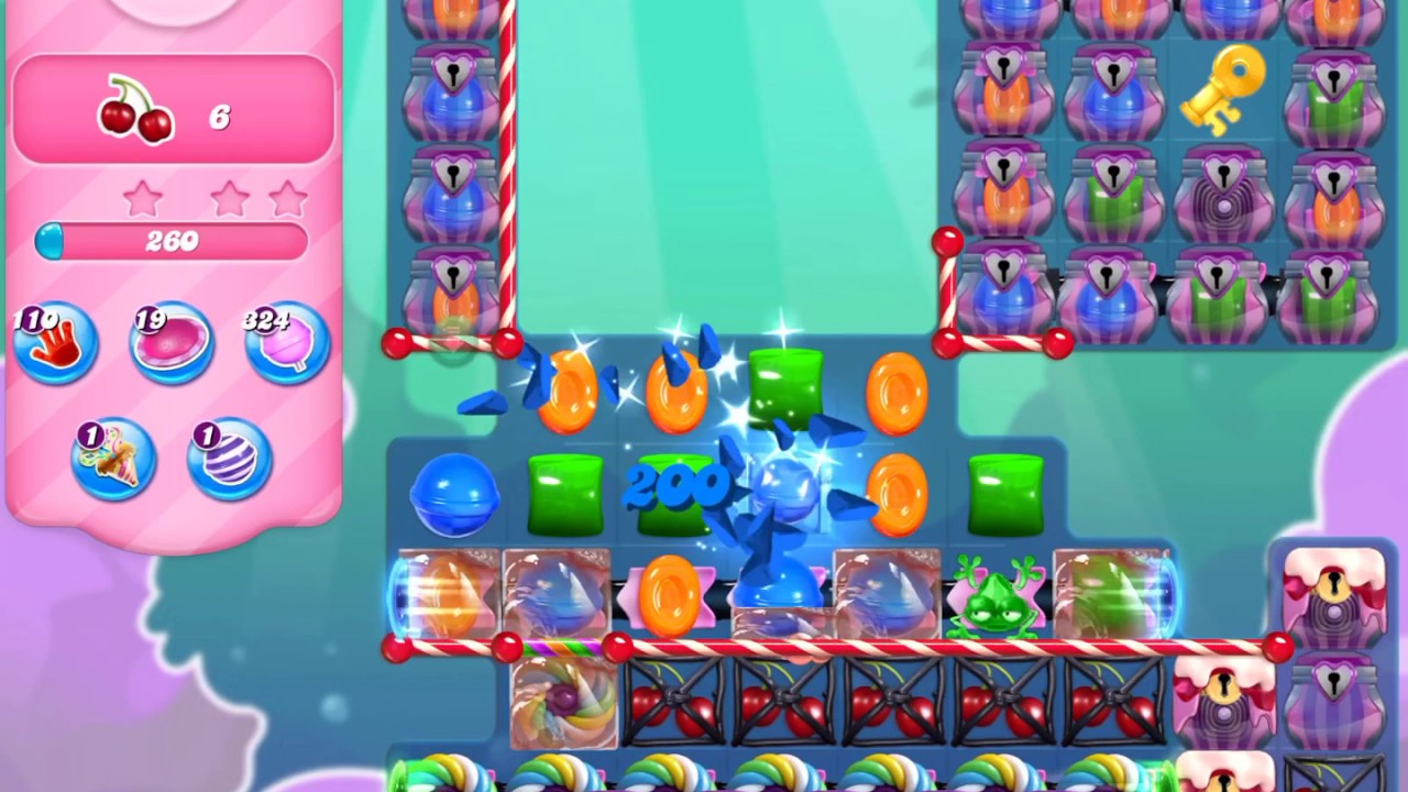 Candy crush saga 7052 no boosters, 3 stars YouTube
