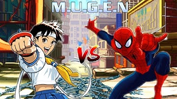 Sakura Kasugano ( Capcom ) vs Spiderman ( Marvel Comic ) | M.I.G | Marvel vs Capcom Mugen Battle