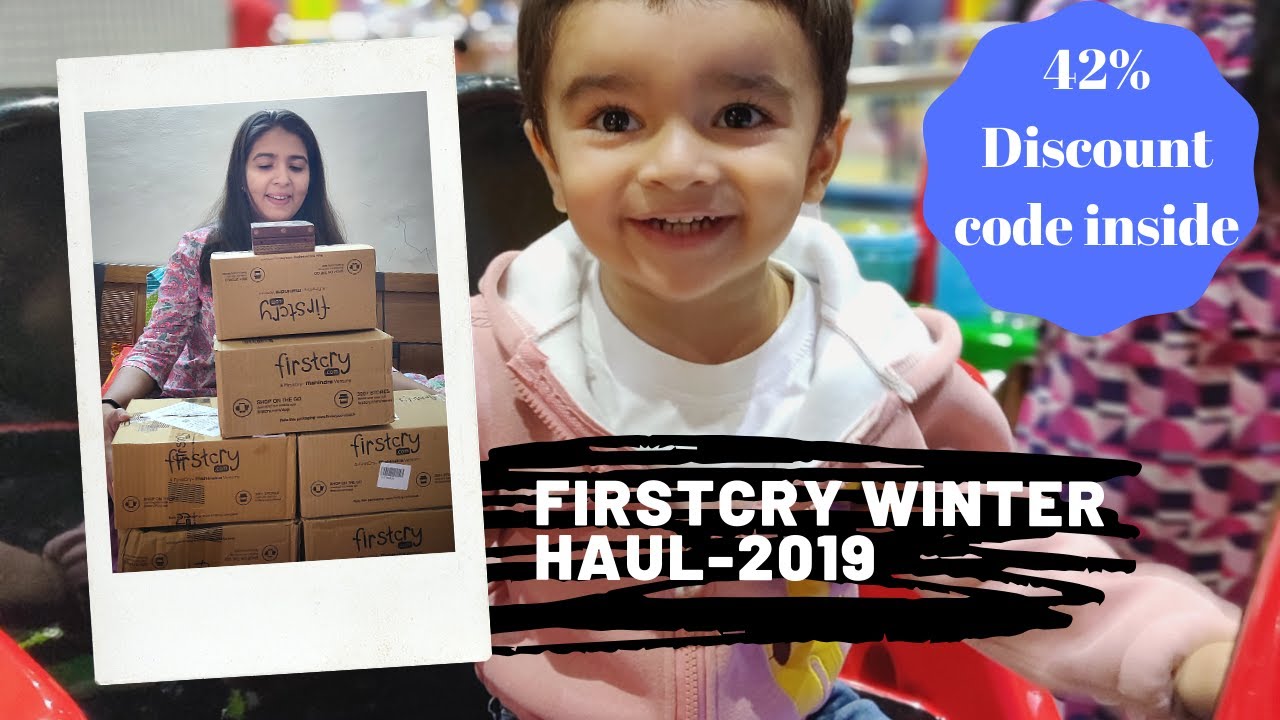 Huge Toddler shopping Haul | 42% flat discount code inside | Firstcry | Winter and Diwali clothing|