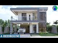 Two Storey House Design | 4 bedroom house design | Modern House Design