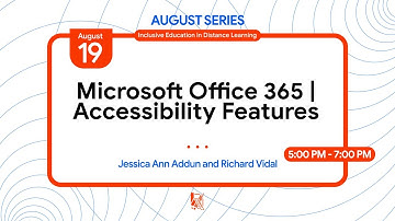 Microsoft Office 365 | Accessibility Features