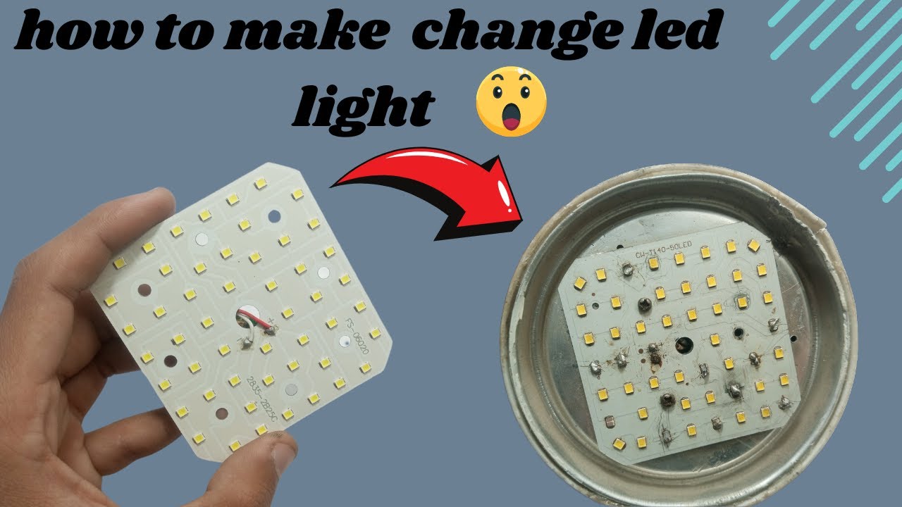 Change Your LED Lights AT HOME Easily - YouTube