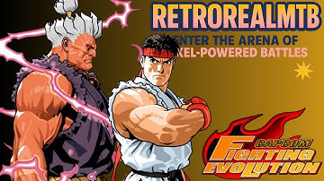 Capcom Fighting Evolution | Arcade | Shin Akuma and Ryu | Speed Run | 4K No commentary