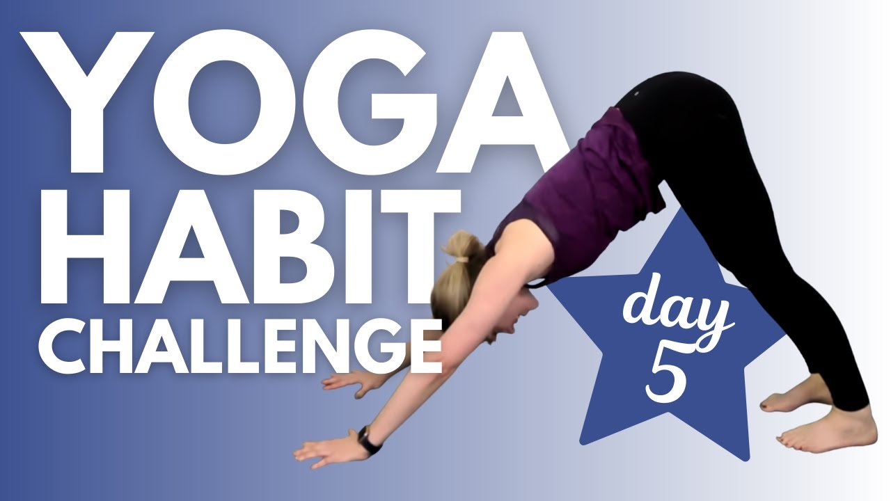 DAY 5 - The Yoga Habit Challenge // finally do yoga every day! (beginner-friendly)