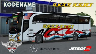 SHARE‼️Livery AKAS ASRI JBHD to JB OLD Travego BUSSID V4.0.4 TERBARU || Kodename screenshot 5
