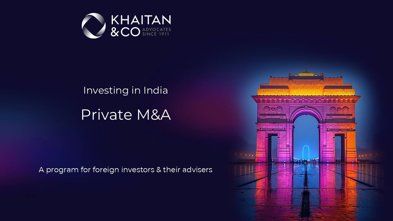 Private M&A | Investing in India