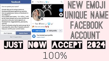 How to Create New Emoji Unique Name Facebook Account 2024|Aadil Tech Solutions
