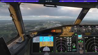 [MSFS2024] iFLY B38M EGNX ILS09 SUNSET VOLANTA 210626